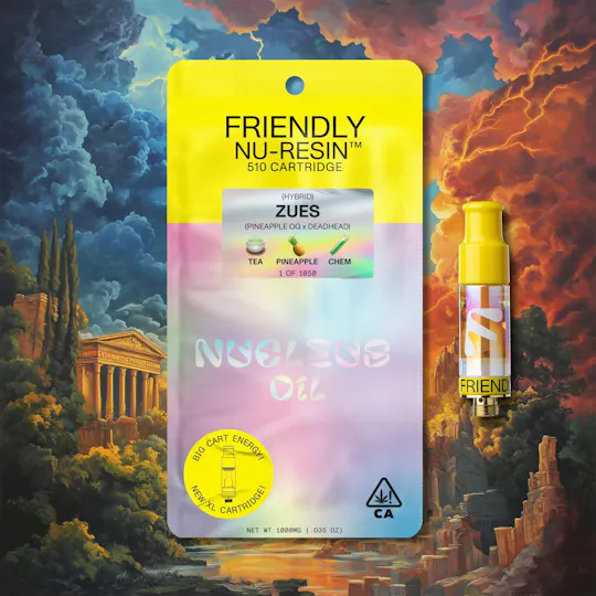 Friendly Brand - Friendly Brand | Zues | Cured Nuresin Cartridge | 1g - 1