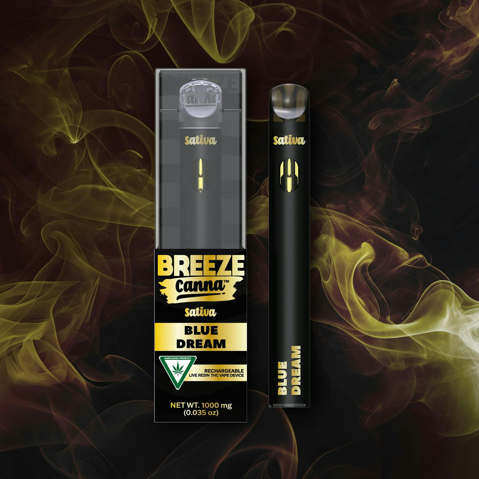 Breeze Canna - BREEZE Canna | Blue Dream | Live Resin PLUS Disposable | 1g - 1