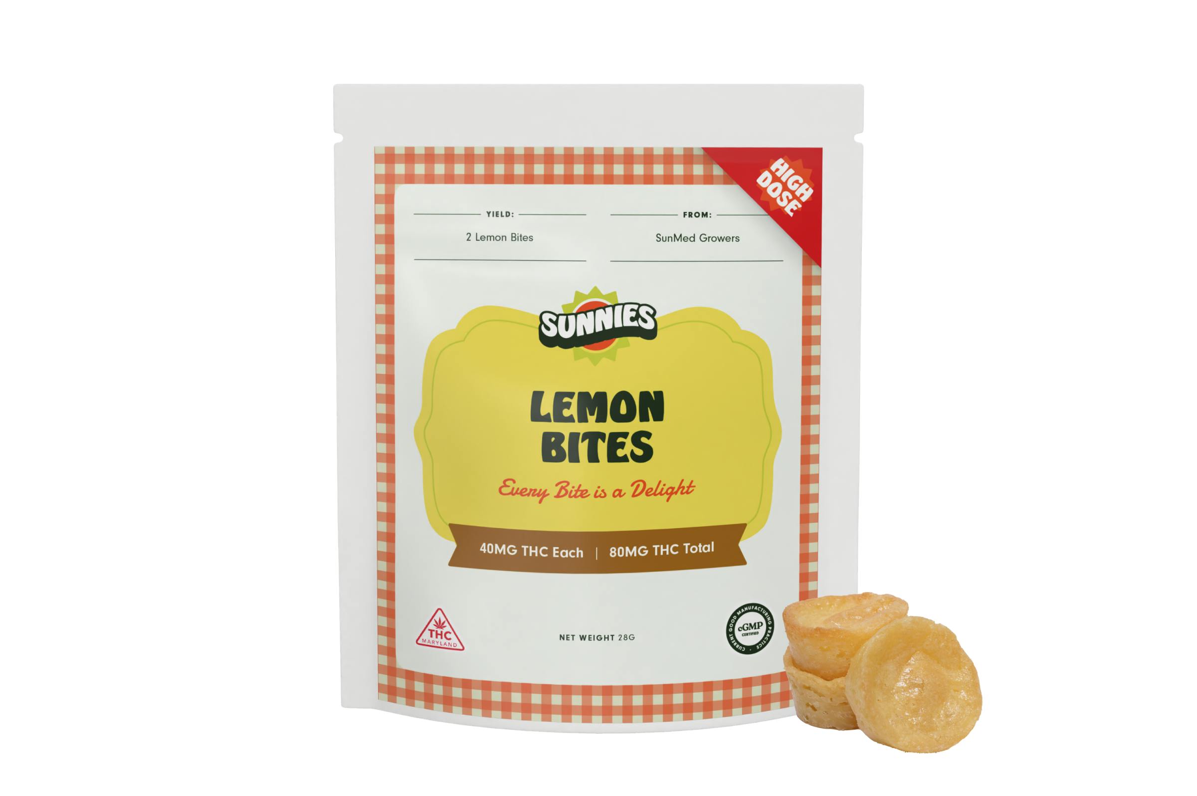 SunMed Growers - Lemon Bites 80mg/2 Pack - 1
