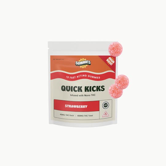 SunMed Growers - Strawberry Nano Gummies Edible 400mg - 1