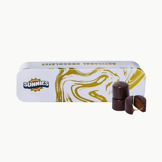 SunMed Growers - Truffles Dark Chocolate Caramel Edible 200mg - 1