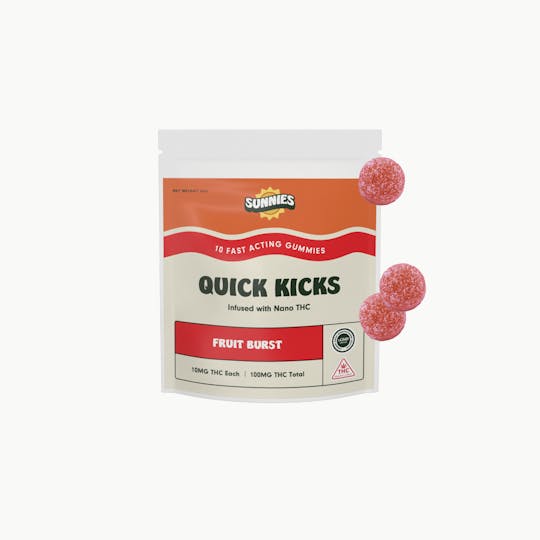 SunMed Growers - Fruit Burst Nano Gummies Edible 100mg - 1