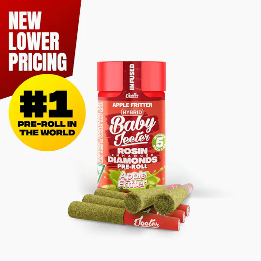 Jeeter - Jeeter | Apple Fritter | Quad-Infused Minis | 0.5g each | 5pk - 1