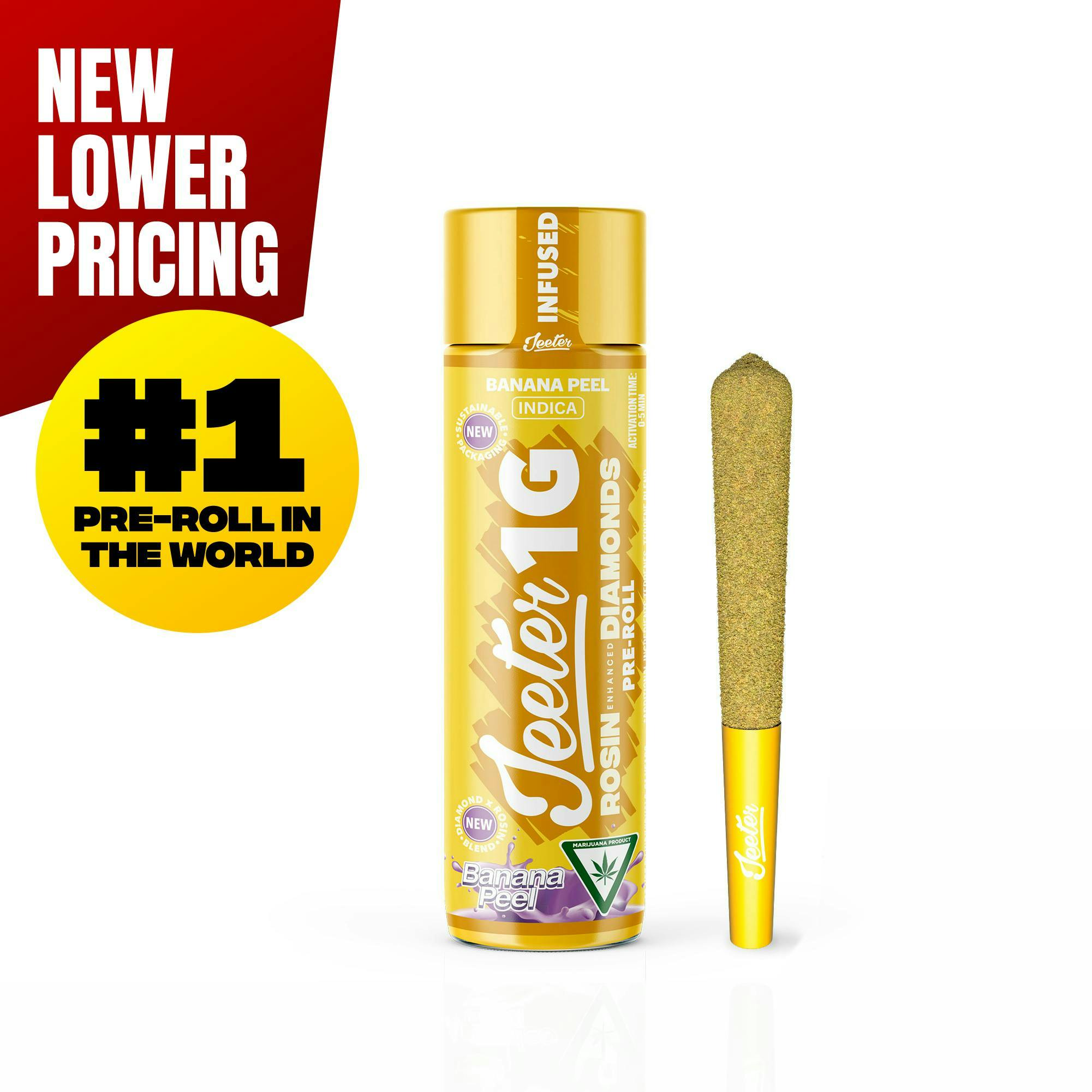 Jeeter - Jeeter | Banana Peel | Quad-Infused Joint | 1g - 1