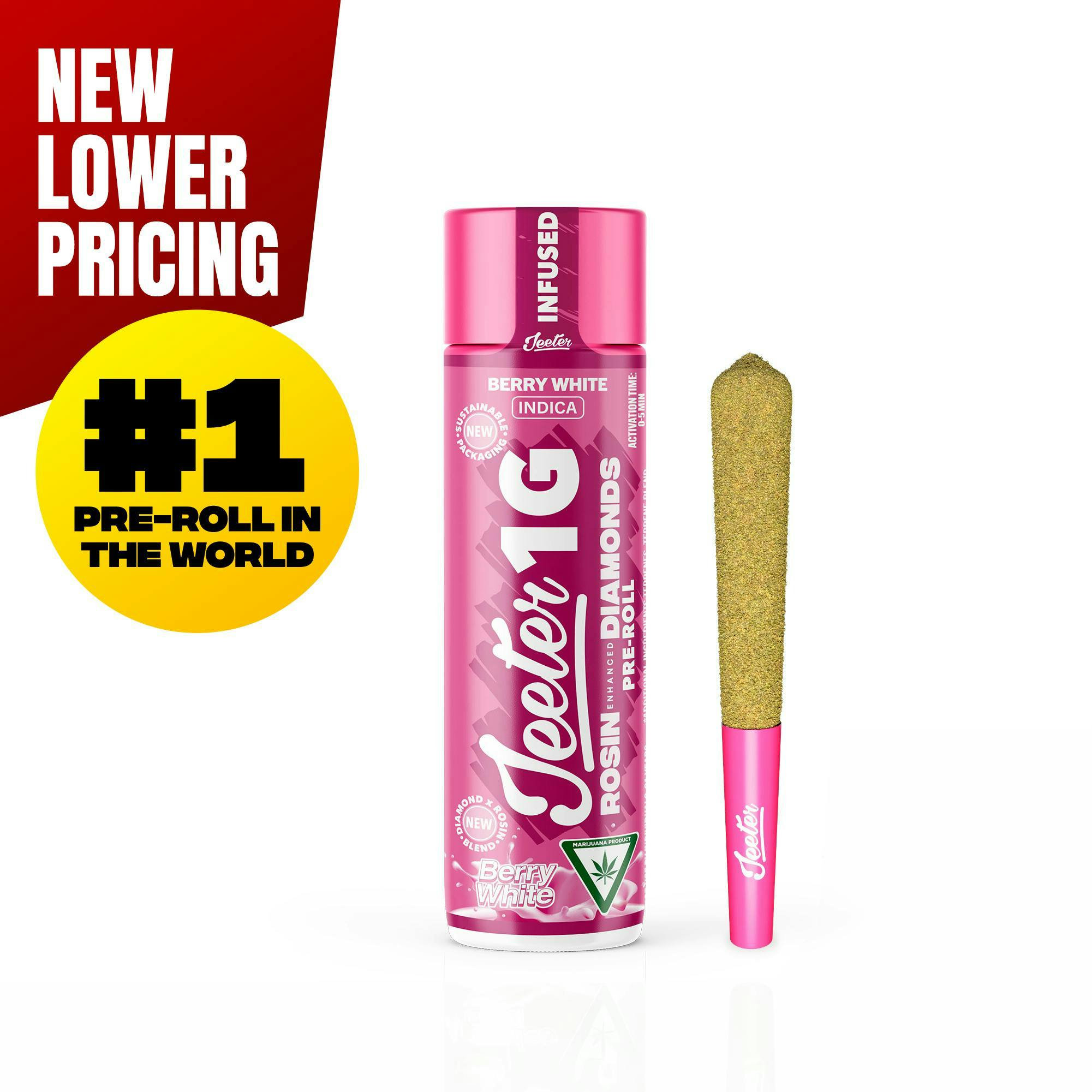 Jeeter - Jeeter | Berry White | Quad-Infused Joint | 1g - 1