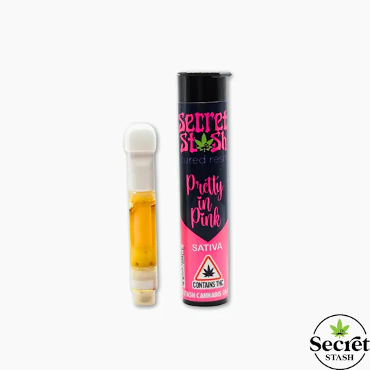 Secret Stash - Secret Stash | Cured Resin Cart | Pretty in Pink | 1g - 1