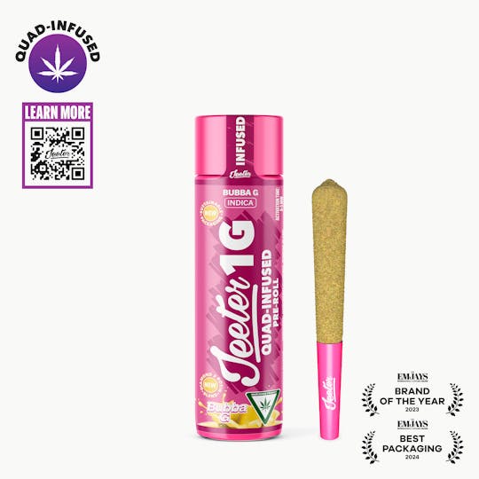 Jeeter - Jeeter Joint | Quad-Infused - Bubba G - 1