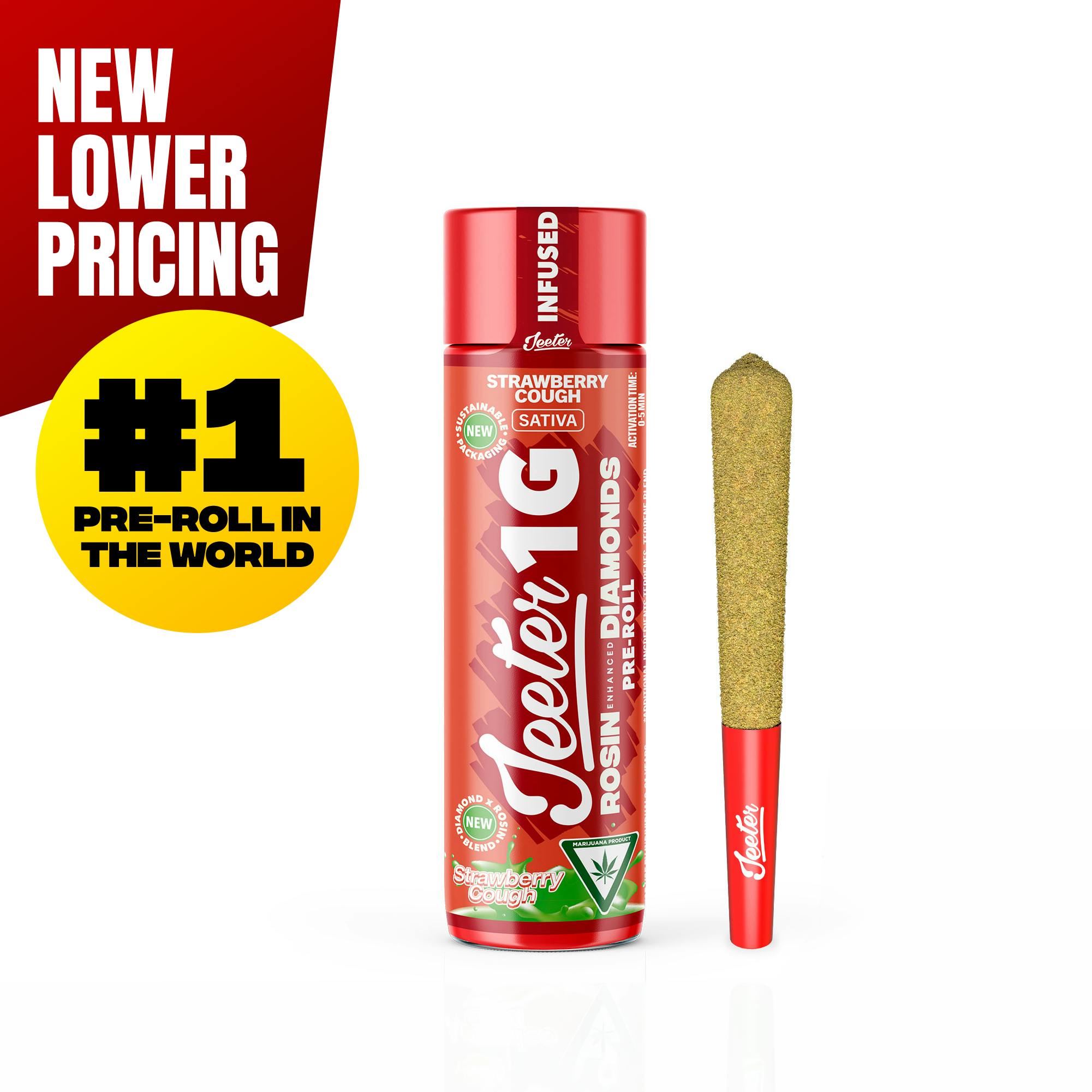 Jeeter - Jeeter | Strawberry Cough | Quad-Infused Joint | 1g - 1