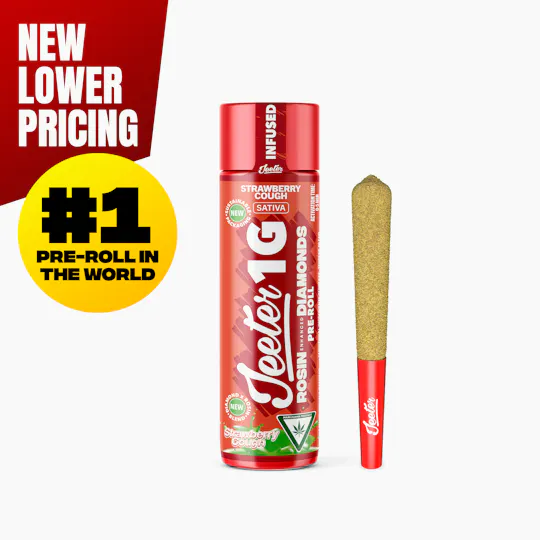 Jeeter - Jeeter | Strawberry Cough | Quad-Infused Joint | 1g - 1