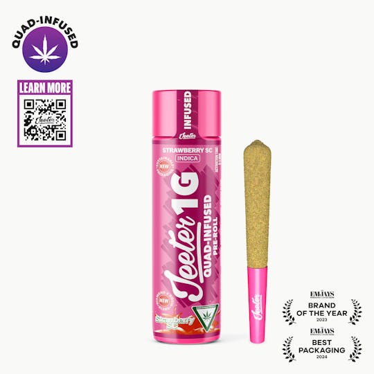Jeeter - Jeeter Joint | Quad-Infused - Strawberry SC - 1