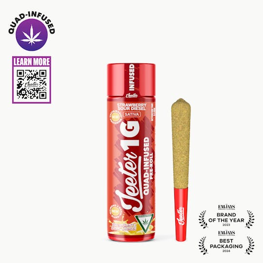 Jeeter - Jeeter Joint | Quad-Infused - Strawberry Sour Diesel - 1