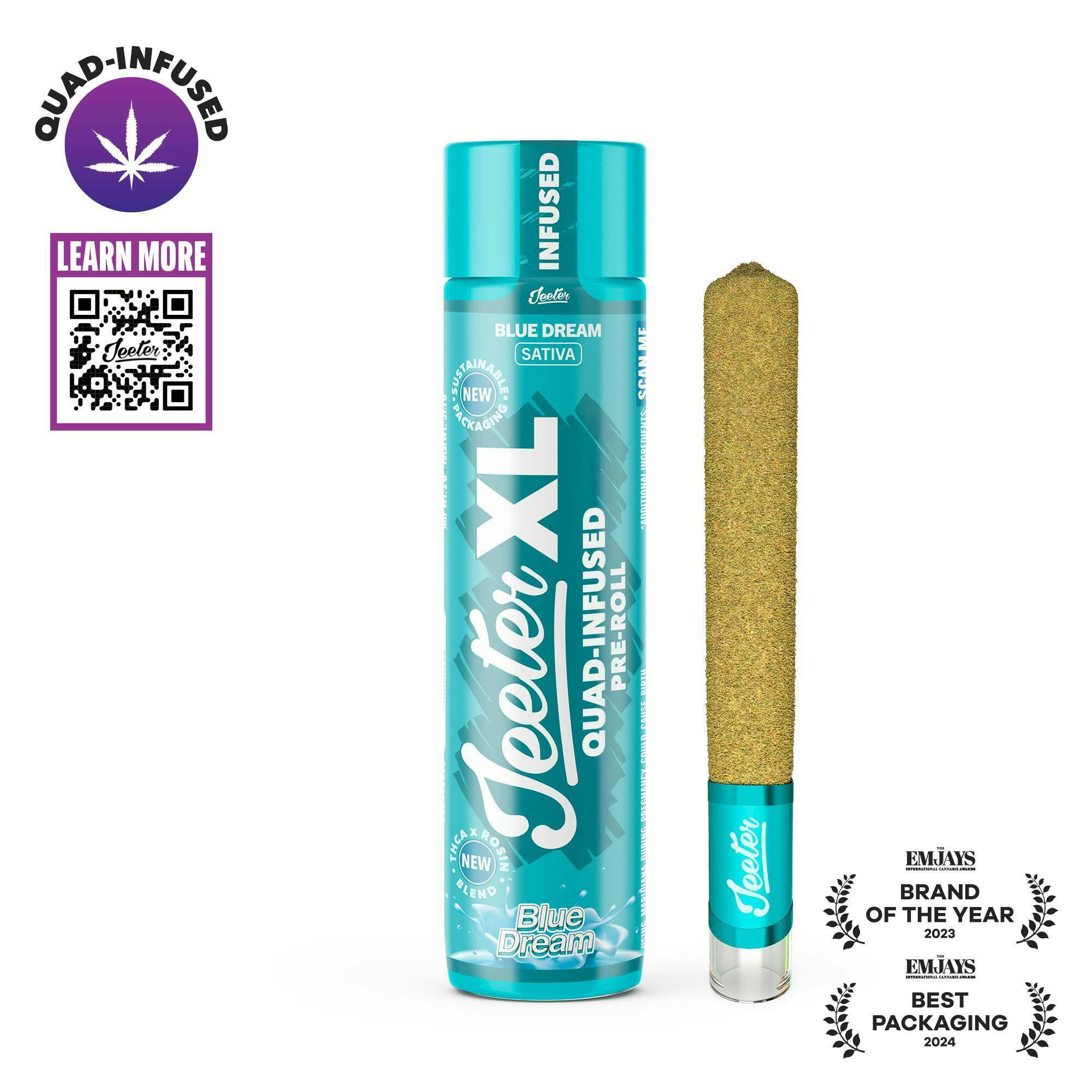 Jeeter - Jeeter | Blue Dream | XL Quad-Infused Joint | 2g - 1