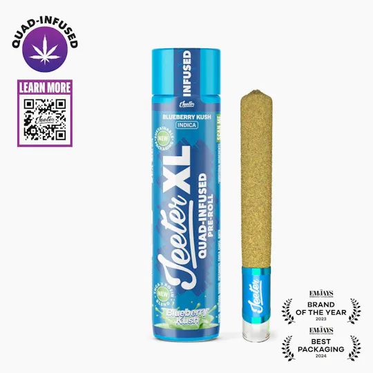 Jeeter - Jeeter | Blueberry Kush | XL Quad-Infused Joint | 2g - 1
