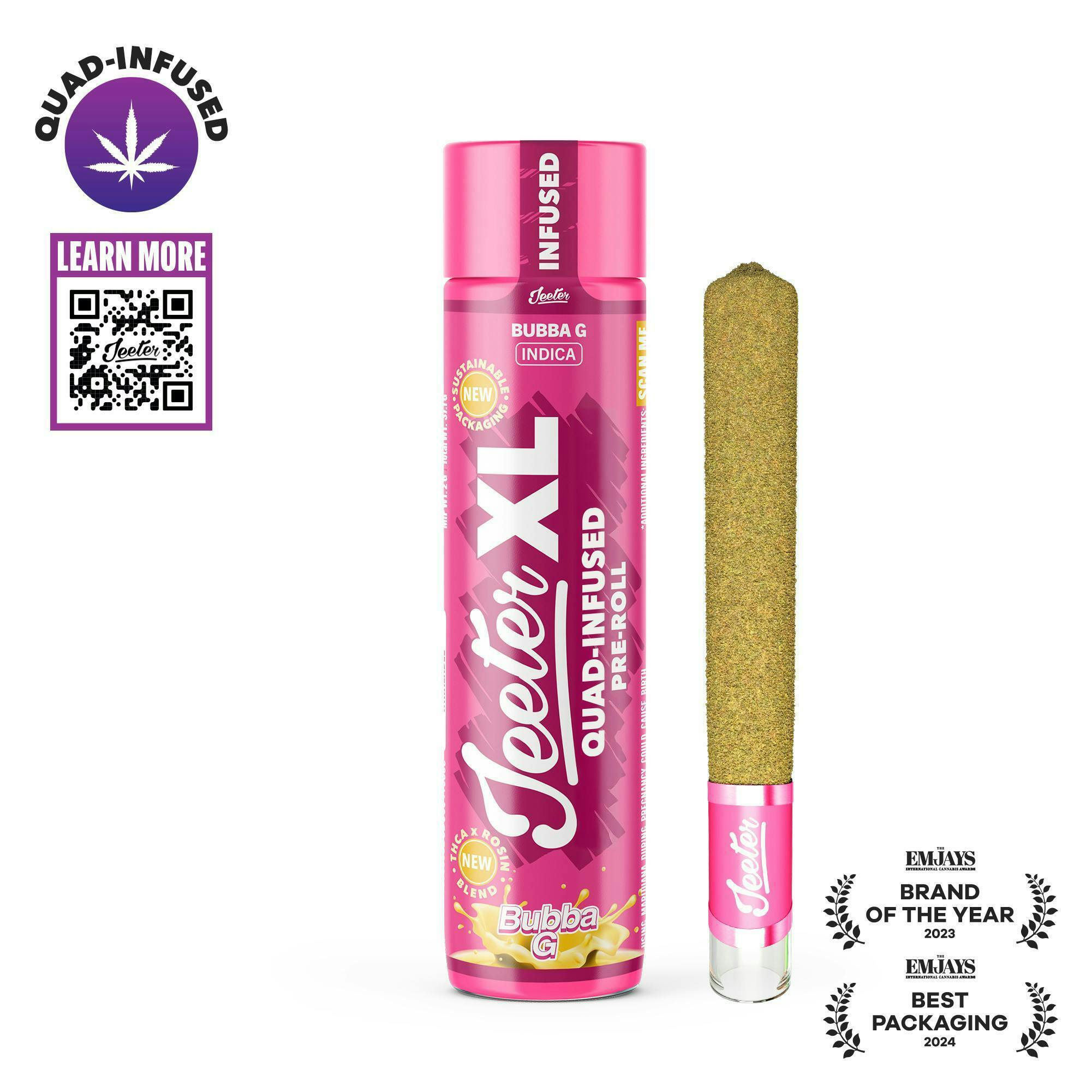 Jeeter - Jeeter | Bubba G | XL Quad-Infused Joint | 2g - 1
