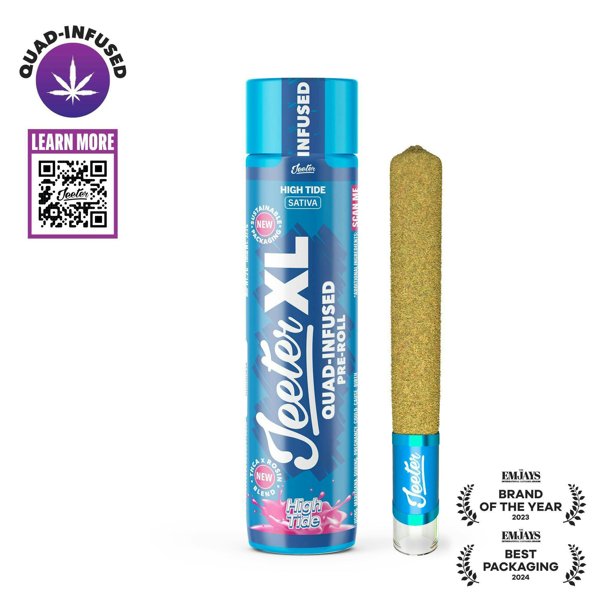 Jeeter - Jeeter | High Tide | XL Quad-Infused Joint | 2g - 1