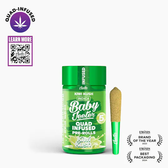 Jeeter - Jeeter | Kiwi Kush | Quad-Infused Minis | 0.5g each | 5pk - 1