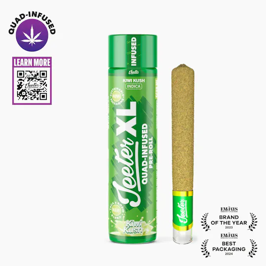 Jeeter - Jeeter | Kiwi Kush | XL Quad-Infused Joint | 2g - 1