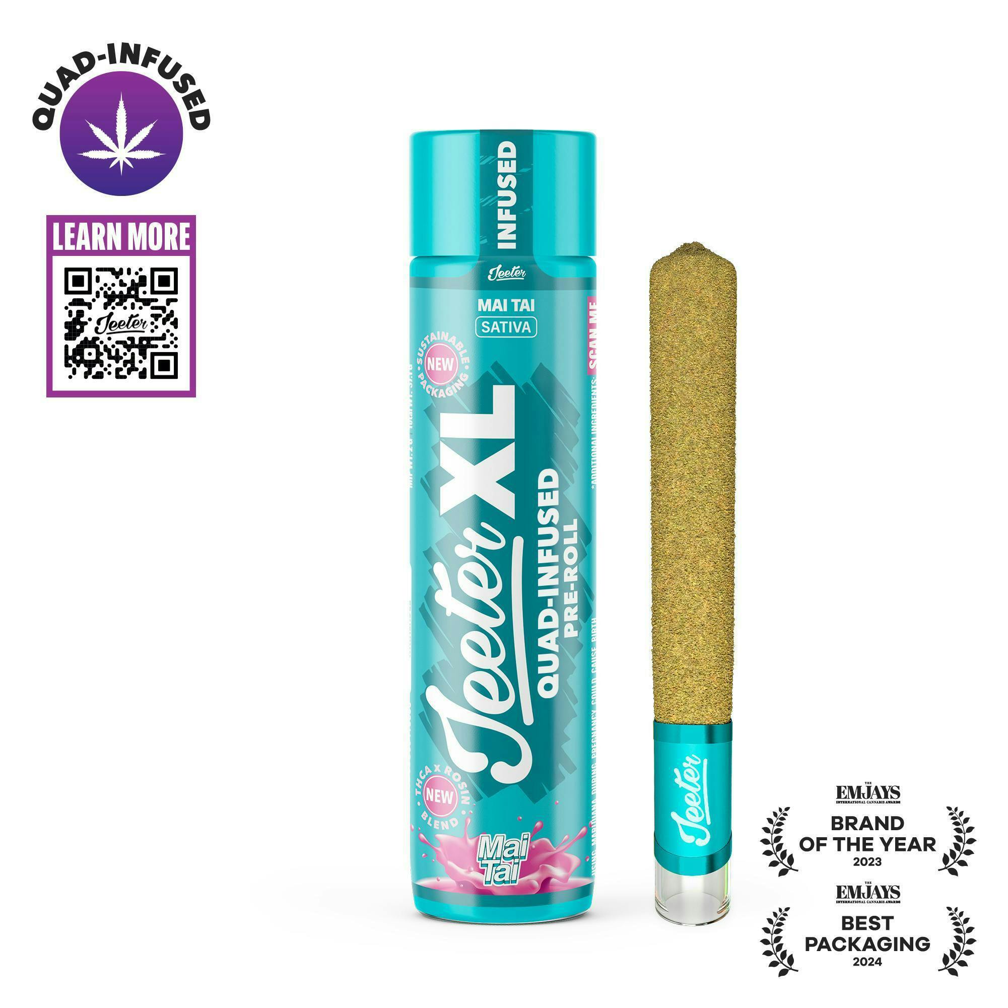 Jeeter - Jeeter | Mai Tai | XL Quad-Infused Joint | 2g - 1