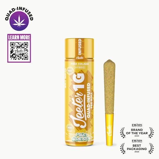 Jeeter - Jeeter Joint | Quad-Infused - Piña Colada - 1