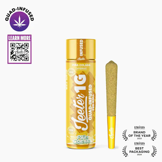 Jeeter - Jeeter | Pina Colada | Quad-Infused Joint | 1g - 1