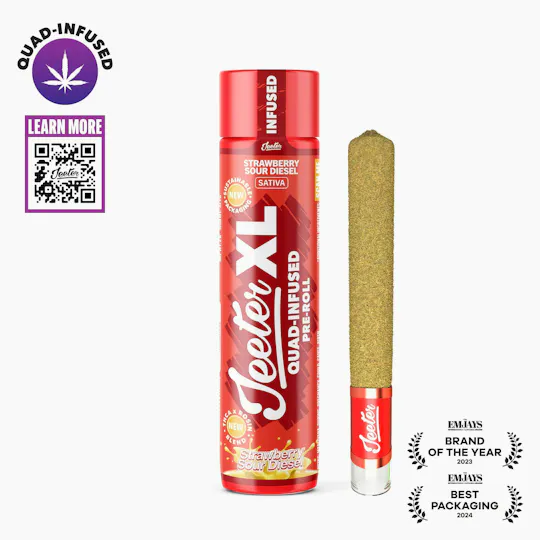 Jeeter - Jeeter | Strawberry Sour Diesel | XL Quad-Infused Joint | 2g - 1