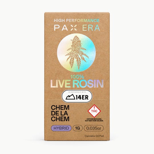 PAX - 100% Live Rosin | Chem de la Chem 1g - 1