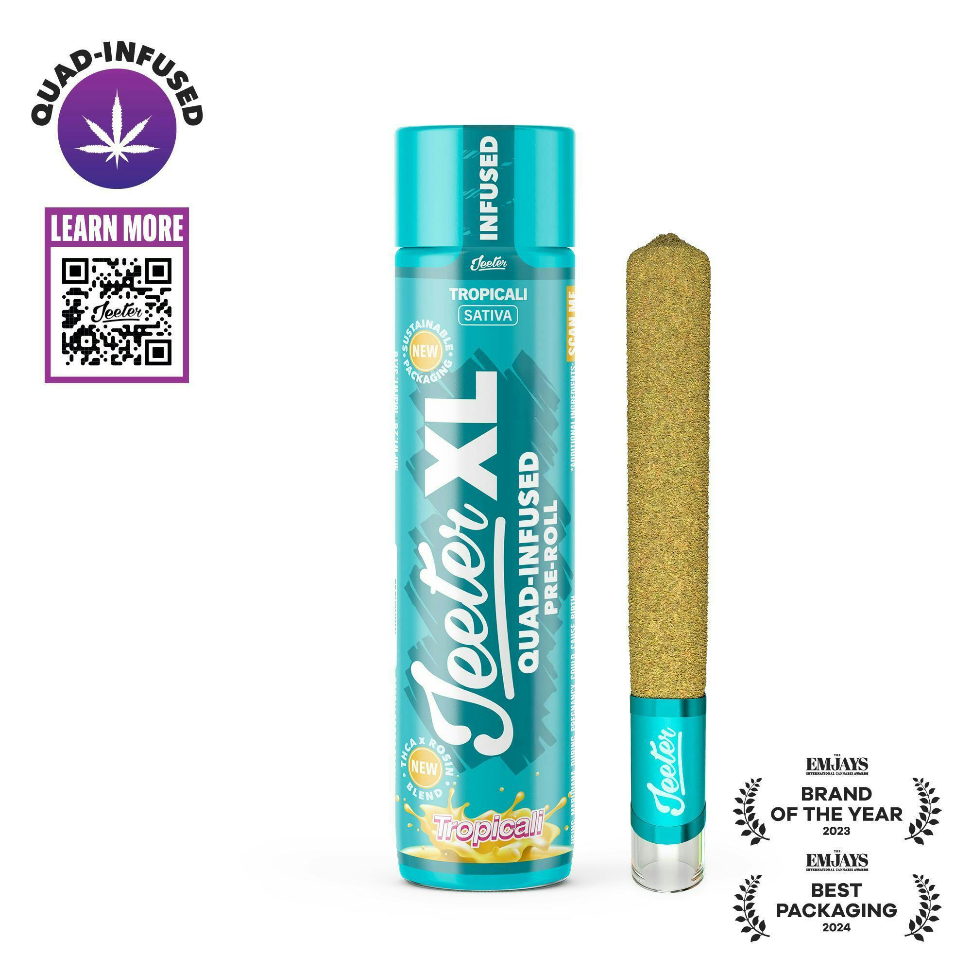 Jeeter - Jeeter | Tropicali | XL Quad-Infused Joint | 2g - 1