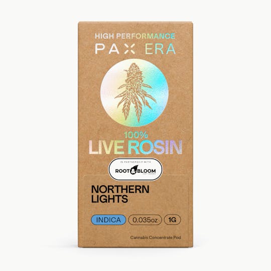 PAX - 100% Live Rosin | Northern Lights 1g - 1