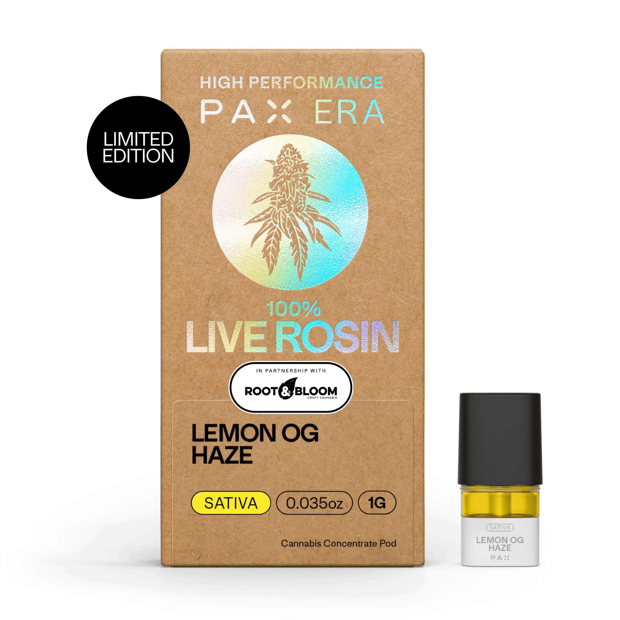 PAX - PAX | Lemon OG Haze | Live Rosin Pod | 1g - 1
