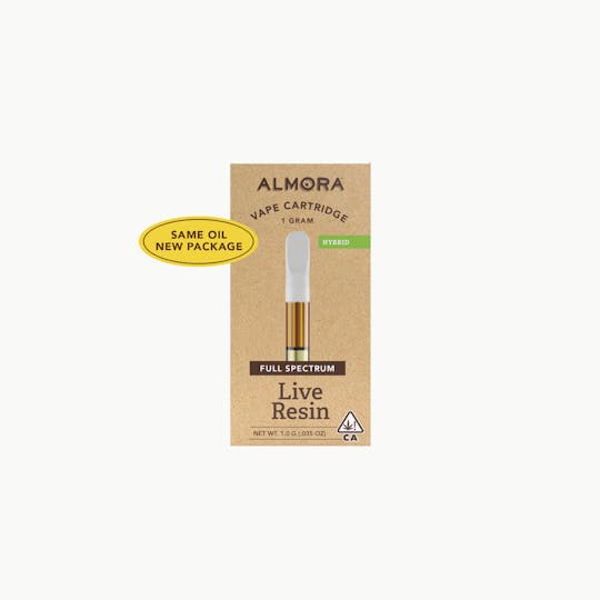 Almora - 100% Live Resin Cali Kush Cartridge 1g - 1