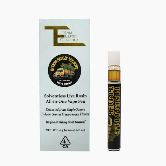 Team Elite Genetics - Pineapple Truck | Live Rosin Disposable | 0.5g - 1