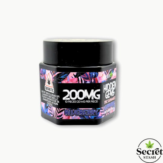 Secret Stash - Secret Stash | Hidden Gems | THC | Blueberry | 200mg - 1