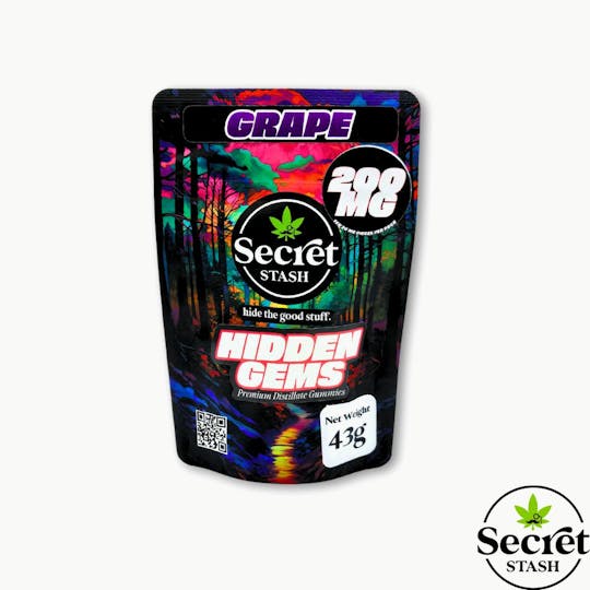 Secret Stash - Secret Stash | Hidden Gems | THC | Grape | 200mg - 1