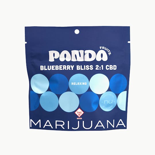 Nuthera - Panda Fruits Blueberry Bliss 600mg CBD:300mg THC - 1