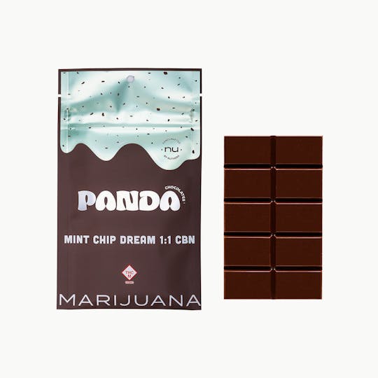 Nuthera - Panda Chocolates - Mint Chip Dream 100mg THC : 100mg CBN - 1