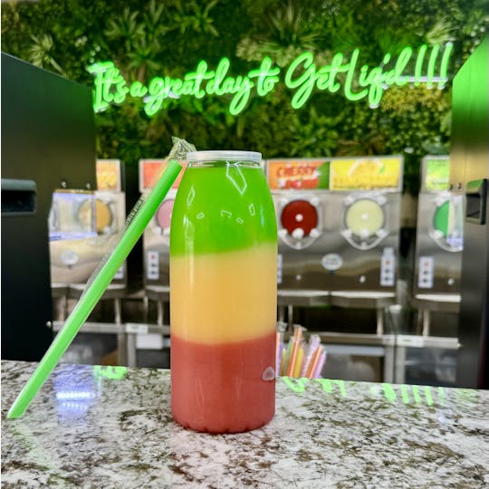 Bak'd - 16oz Get Liq'd -Frozen Margaritas To Go (Liq'd Bob Marley) - 1