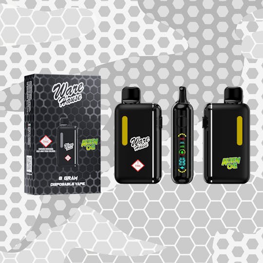 Ware Hause - WARE HAUSE - HEAVY W8GHT: 8 Gram Disposable - Alien OG - 1