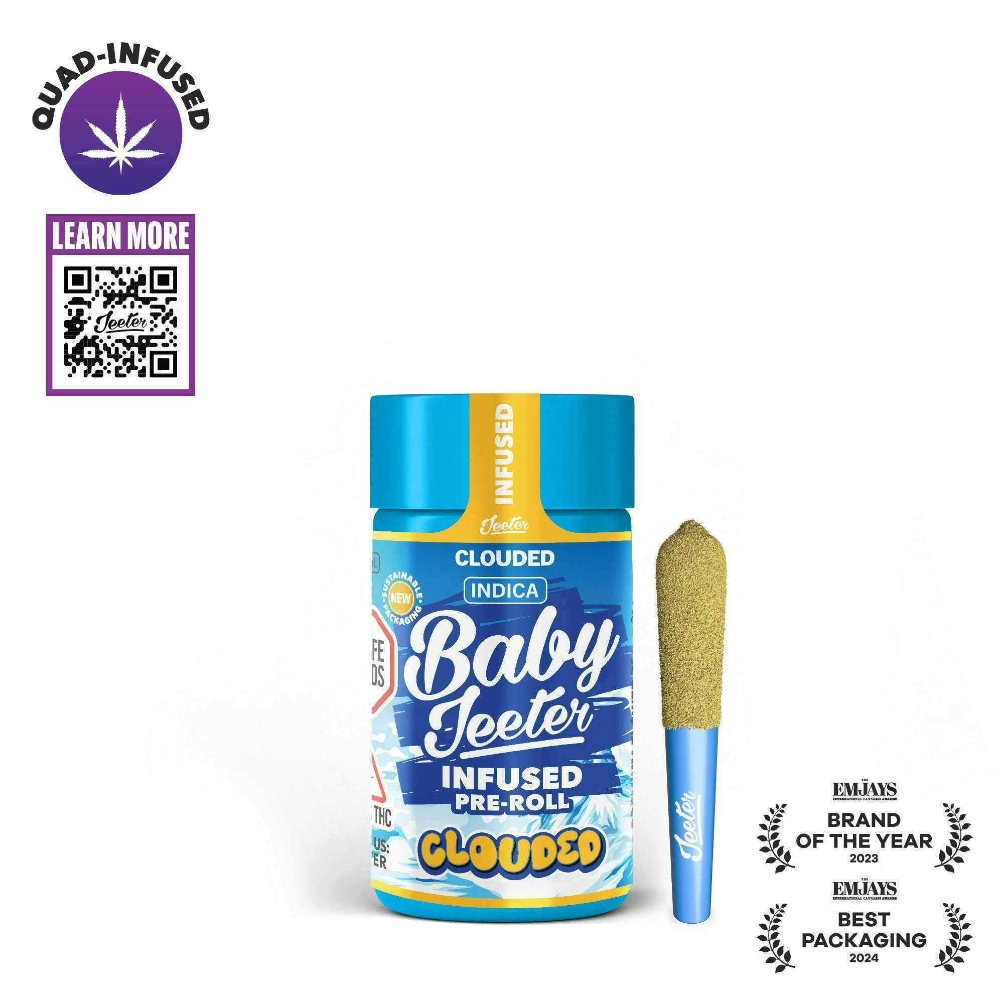 Jeeter - Jeeter | Clouded | Baby Infused Minis | 0.5g each | 5pk - 1