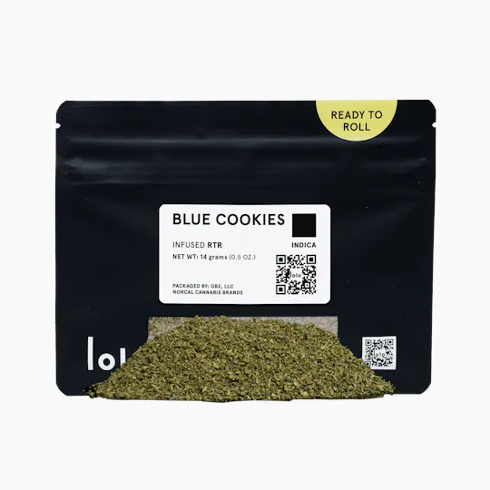 lolo - lolo | Blue Cookies | Indoor Kief Infused Ready To Roll | 14g - 1