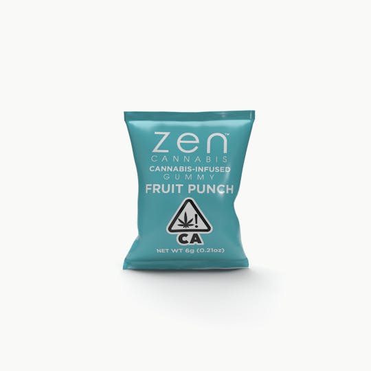 Zen - Fruit Punch Indica 10-Pack Gummies - 1