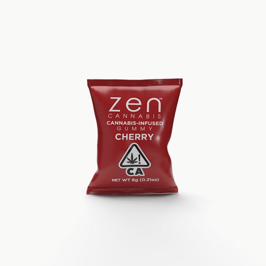 Zen - Cherry 1:1 THC:CBD 10-Pack Gummies - 1