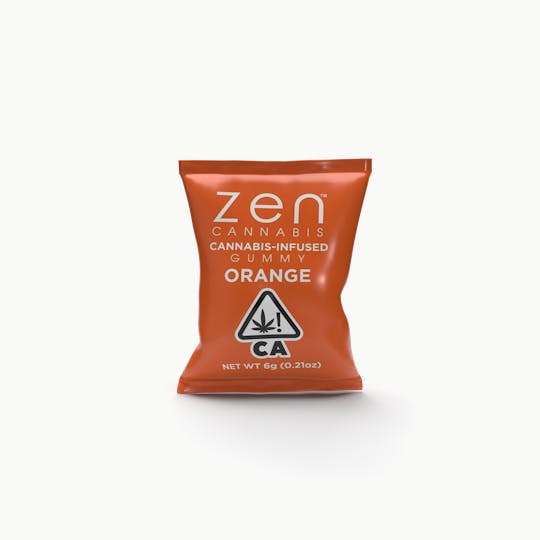 Zen - Orange 1:10 THC:CBD 10-Pack Gummies - 1