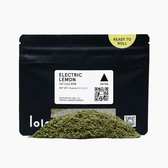 lolo - lolo | Electric Lemon | Indoor Kief Infused Ready To Roll | 14g - 1