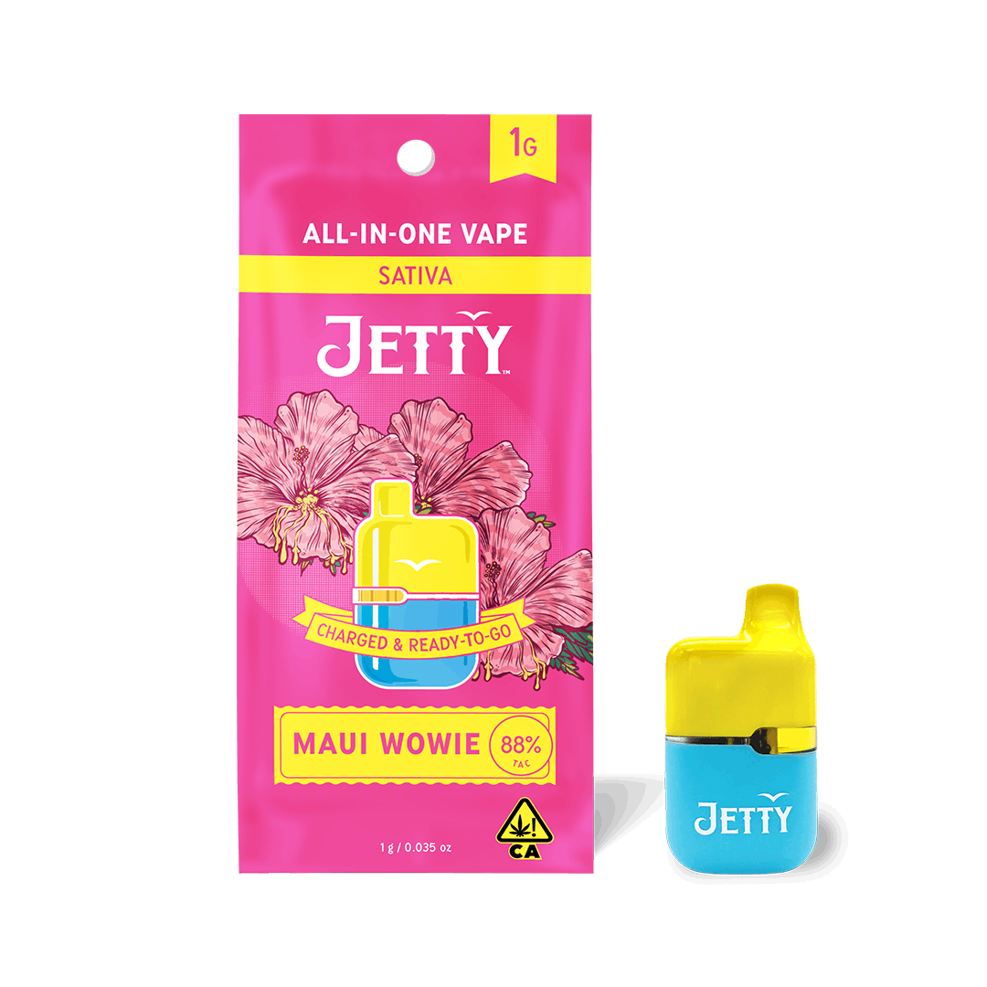 Jetty Extracts - Jetty All-in-One Mini Tank Vape High THC 1g Maui Wowie - 1