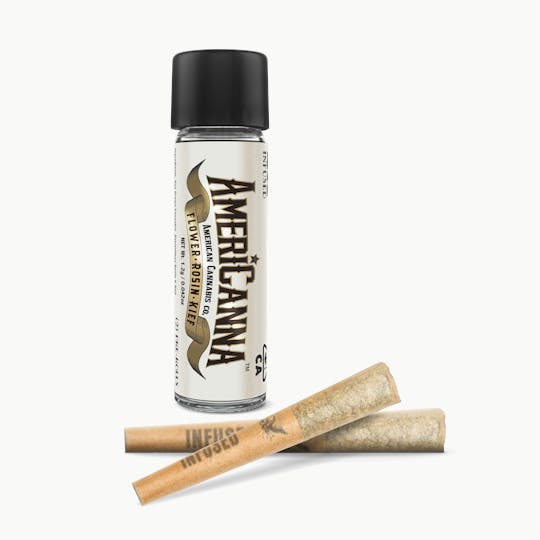 AmeriCanna - Cherry Zlushie 2X Infused 2pk Pre-rolls (1.3g) - 1