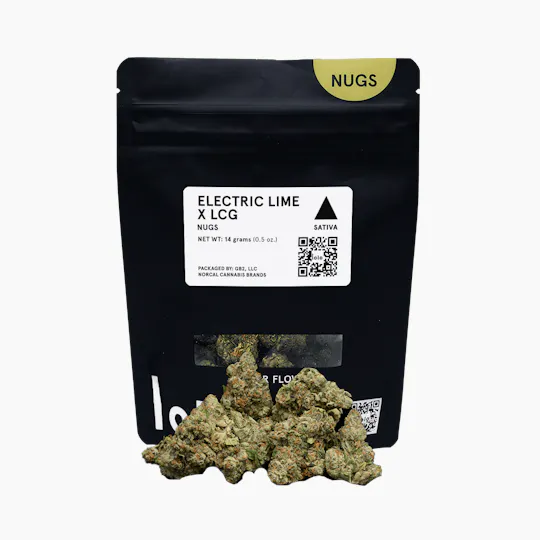 lolo - lolo | Electric Lime + LCG | Indoor Nugs | 14g - 1