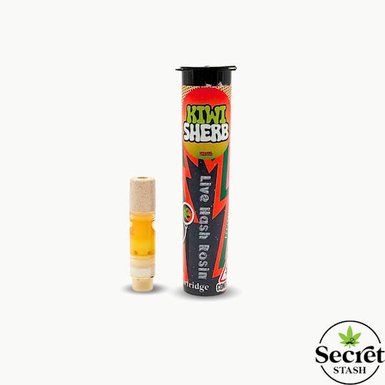 Secret Stash - Secret Stash | Live Rosin Cartridge | Kiwi Sherbet | .5g - 1