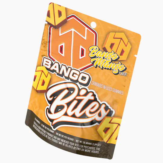 Bango Distribution - Bango Bites | Bango Mango Gummies | 100mg | 10ct | 10mg/ea - 1