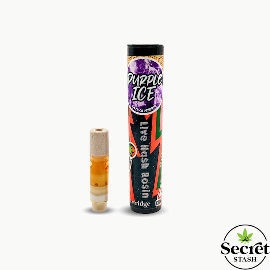Secret Stash - Secret Stash | Live Rosin Cartridge | Purple Ice | 0.5g - 1