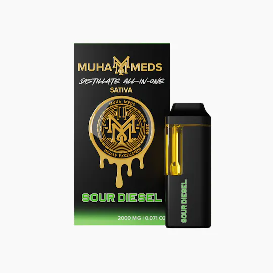 Muha Meds - Muha Meds | Super Sour Diesel | Disposable | 2g - 1